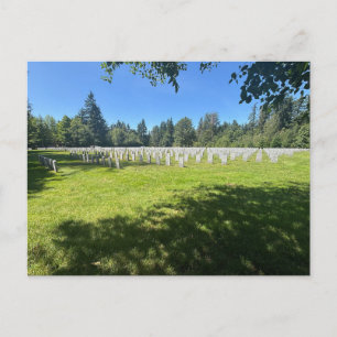Friedhof in Frieden Postkarte