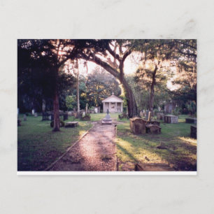 Friedhof Postkarte