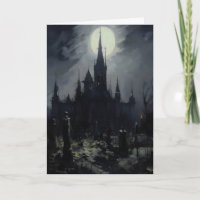 Friedhof Schloss Gothic Wandkunst, Dunkle Gräber S