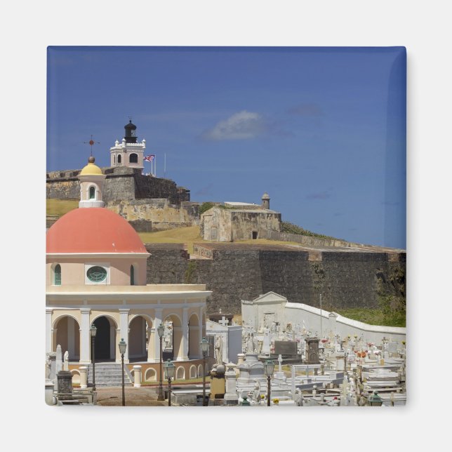 Friedhof von Puerto Rico Magnet (Vorne)