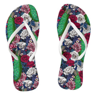 Friedhöfe im Garten der Rose Flip Flops