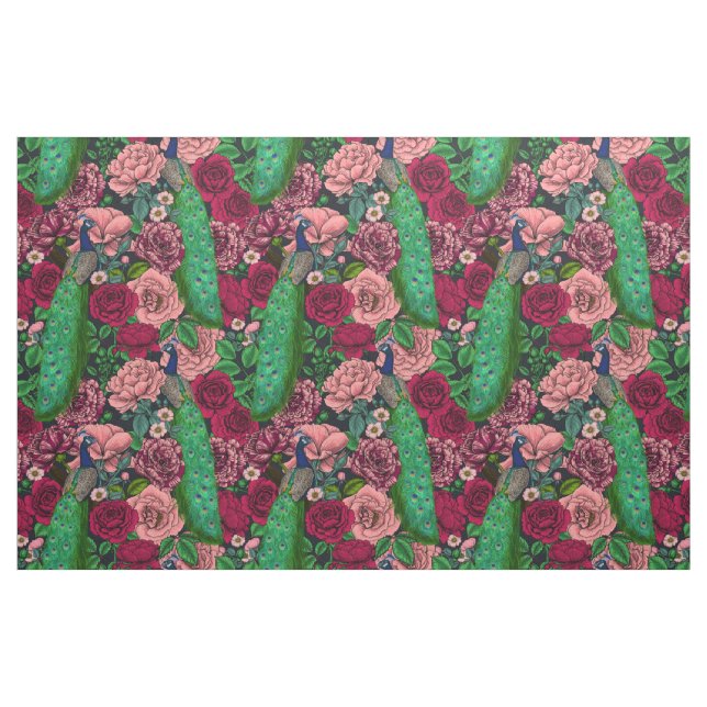 Friedhöfe im Rose-Garten 2 Stoff (Fat Quarter (45,7 x 55,9 cm))
