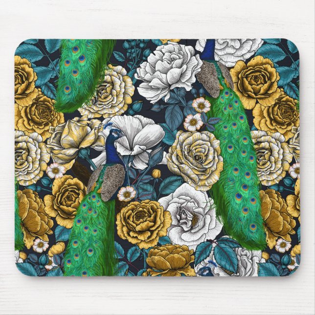 Friedhöfe im Rose-Garten 3 Mousepad (Vorne)