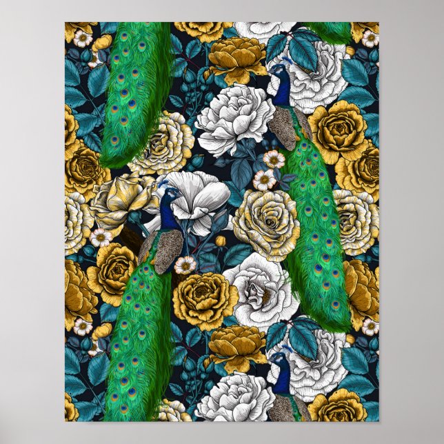 Friedhöfe im Rose-Garten 3 Poster (Vorne)