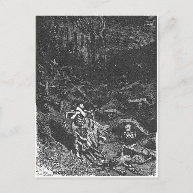 Friedhofpostkarte Postkarte (Vorderseite)