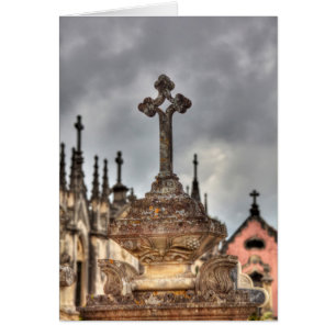 Friedhofskreuz Nahaufnahme, Portugal