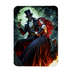 Friedhofspaar Baron Samedi und Maman Brigitte Magnet