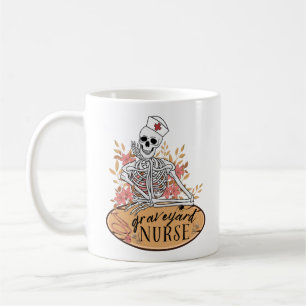 Friedhofsverschiebung Skelettläufe Krankenpflege T Kaffeetasse