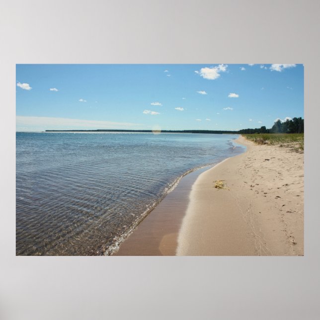 Friedlich an der Big Traverse Poster (Vorne)