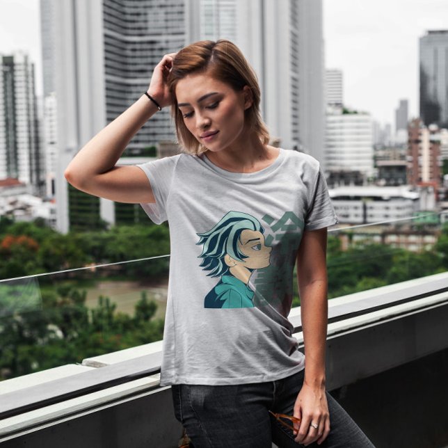 Friedlich Anime Boy T-Shirt (Von Creator hochgeladen)