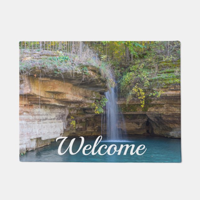 Friedlich bei Glory Hole Welcome Doormat Fußmatte (Vorderseite)
