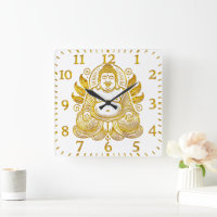 Friedlich Golden Buddha