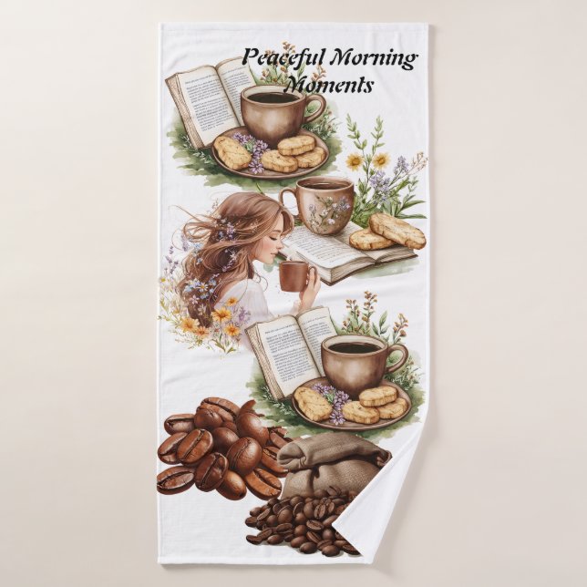 Friedlich Morgenstunden Handtuch Badhandtuch Set (Badehandtuch)