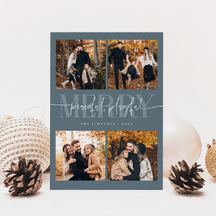 Friedlich Playful Merry Slate Blue Weihnachten Fot