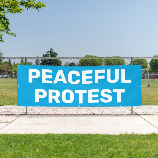 Friedlich Protestbanner Banner (InSitu)