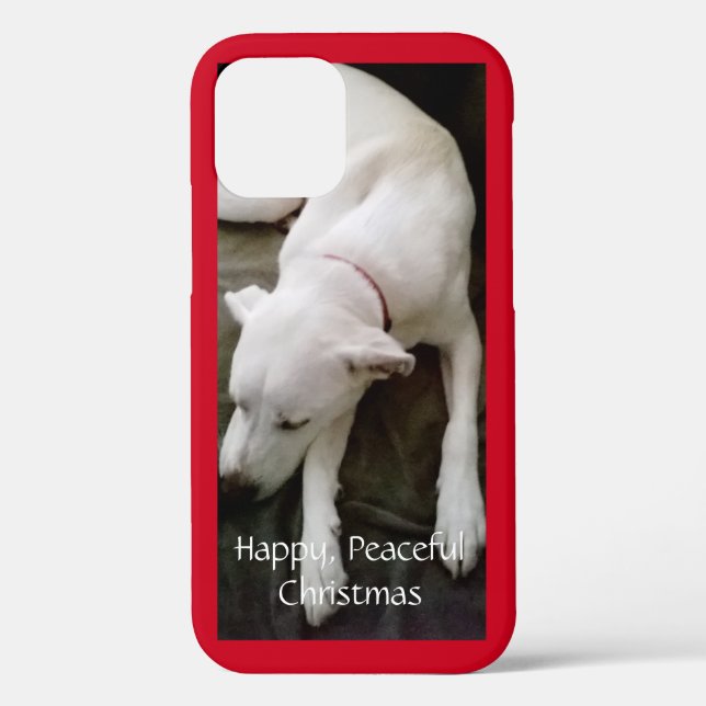 Friedlich schlafender Welpenhund - Weihnachten Case-Mate iPhone Hülle (Rückseite)