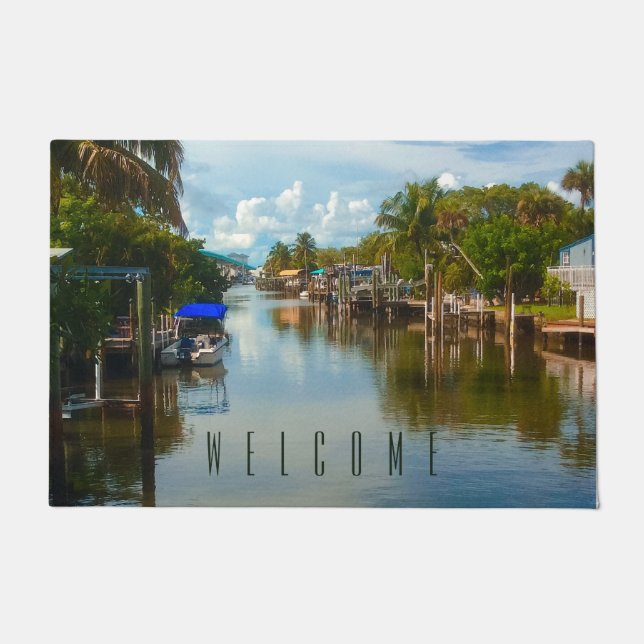 Friedliche Ansicht Fußmatte (Vorderseite)