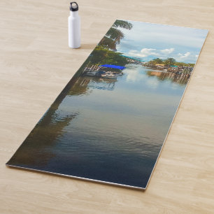 Friedliche Ansicht Yogamatte