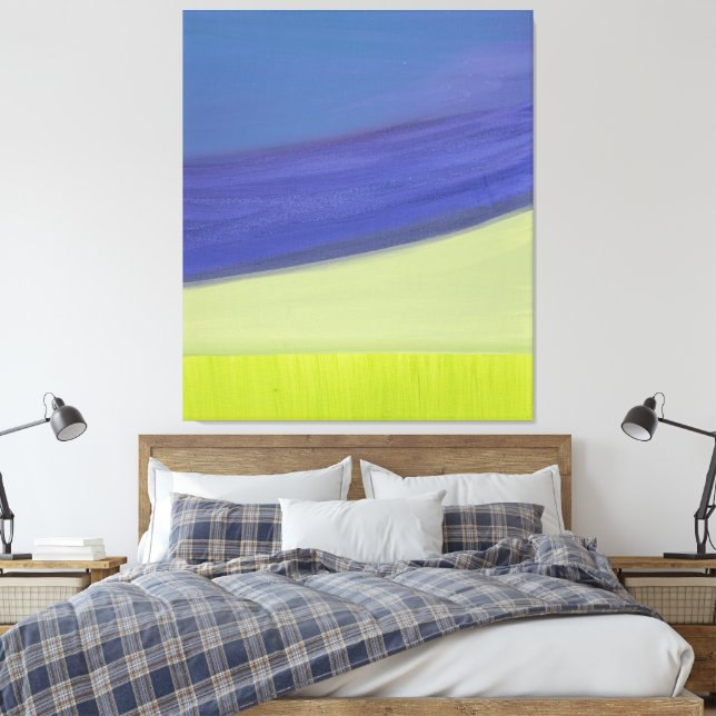 Friedliche Aussicht Leinwanddruck (Insitu (Schlafzimmer))