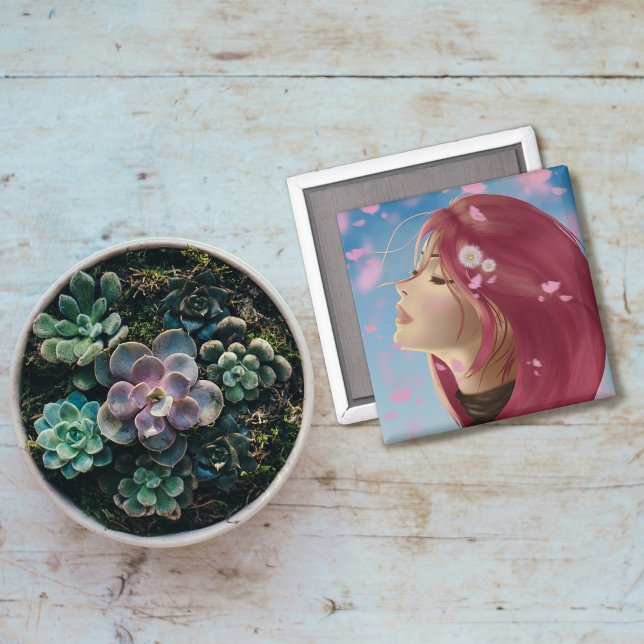 Friedliche Blüte Magnet (Von Creator hochgeladen)