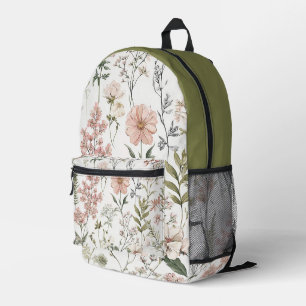 Friedliche Blütenblätter Bedruckter Rucksack