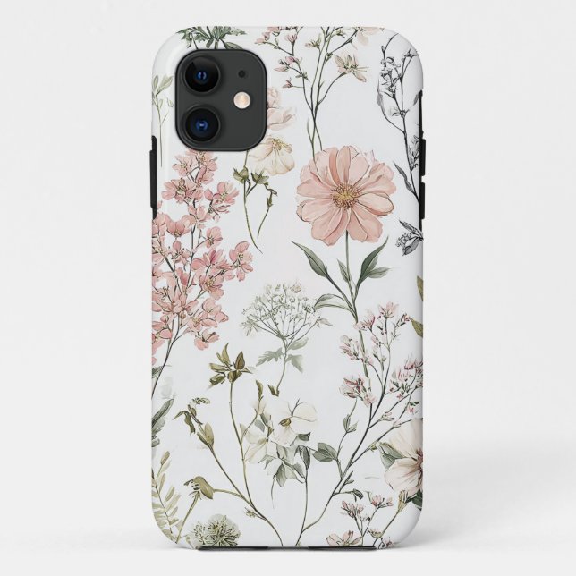 Friedliche Blütenblätter Case-Mate iPhone Hülle (Rückseite)