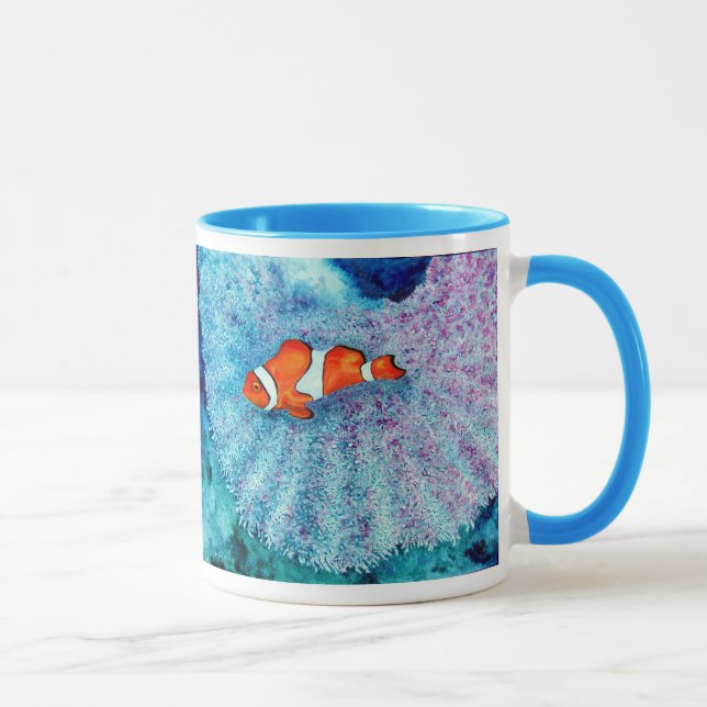 Friedliche Clown-Fisch-Tasse Tasse (Rechts)