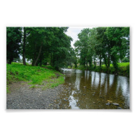 Friedliche Elwy-Küste in St. Asaph Fotodruck