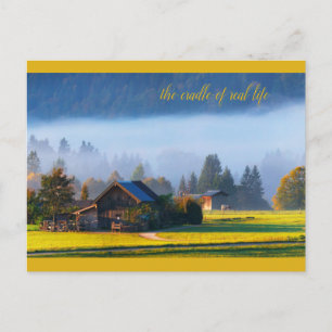 friedliche Farm Postkarte