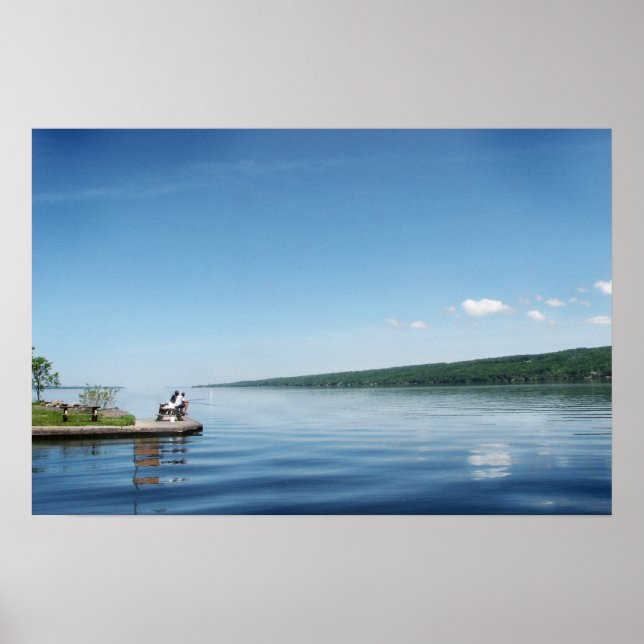 Friedliche Fischer Poster (Vorne)