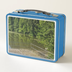 Friedliche Flussufer-Naturlandschaft Lunch Box