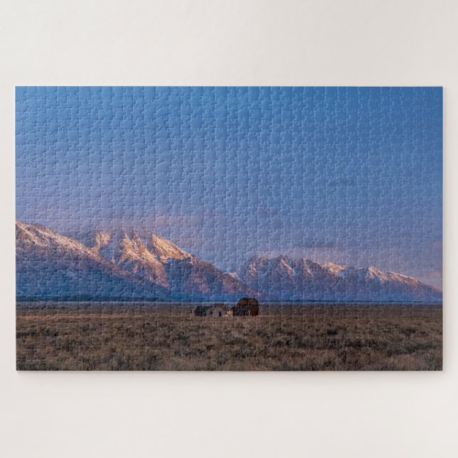 Friedliche Grand Tetons (Horizontal)