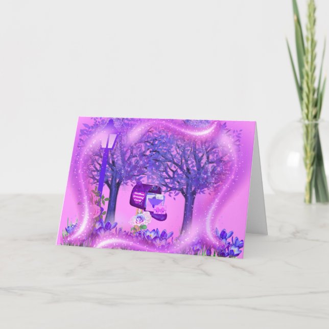 Friedliche Grußkarte im Freien Karte (Vorderseite)