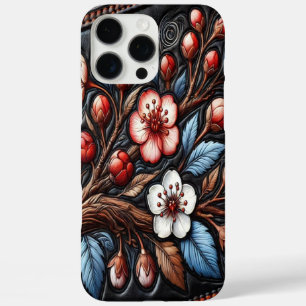 Friedliche Kirschblüten-Szene iPhone 16 Pro Max Hülle
