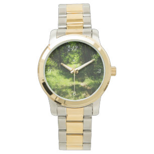 Friedliche Landebahn Armbanduhr