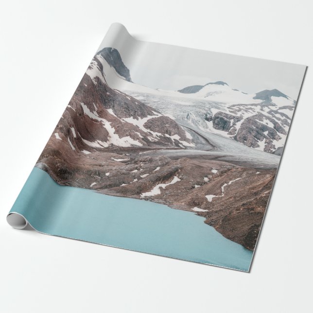 FRIEDLICHE LANDSCHAFT GESCHENKPAPIER (Ungerollt)