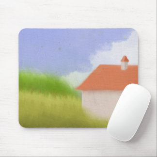 Friedliche Landschaftsmalerei im Landstil Mousepad