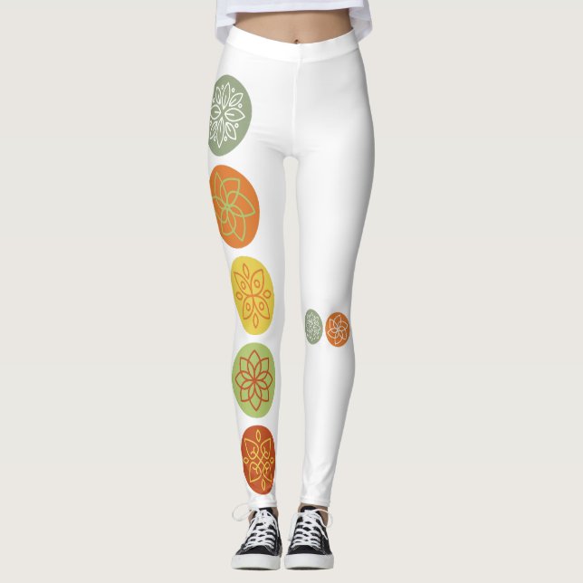 Friedliche Leggings (Vorderseite)