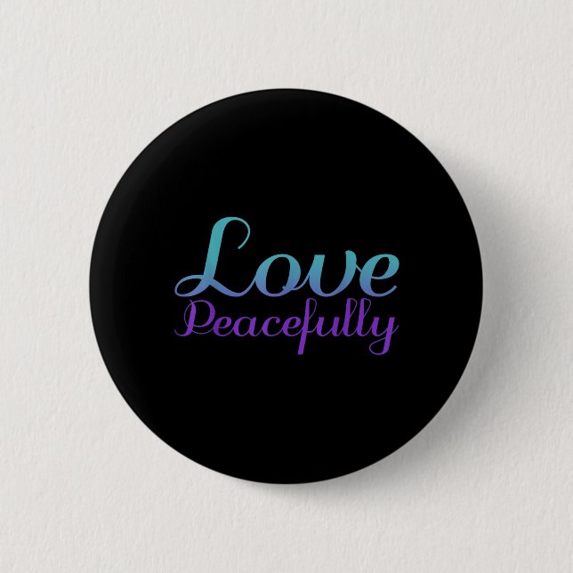 Friedliche Liebe Prävention Button (Vorderseite)