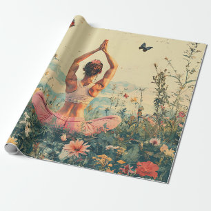 Friedliche Meditation bei Sonnenaufgang (3) Geschenkpapier