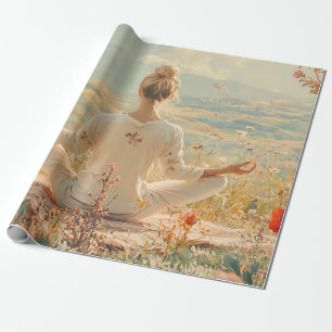 Friedliche Meditation bei Sonnenaufgang (5) Geschenkpapier