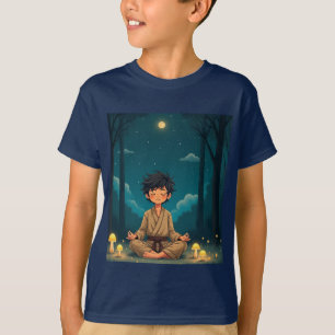 Friedliche Nachtmeditation - Whimsikale Natur Artw T-Shirt
