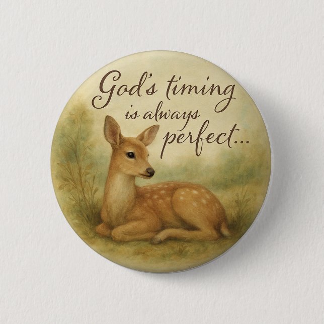 Friedliche Natur Button-Design... Button (Vorderseite)