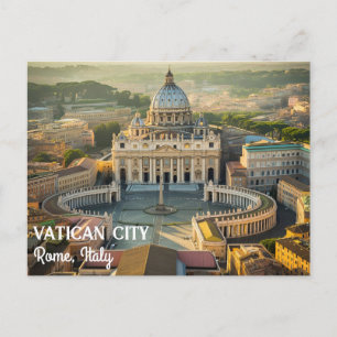 Friedliche Orte in der Vatikanstadt, Italien, die  Postkarte