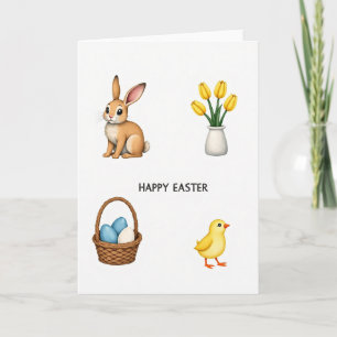 Friedliche Osterkarte Karte