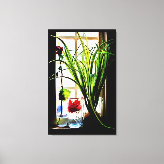 Friedliche Pflanze Leinwanddruck (Vorderseite)