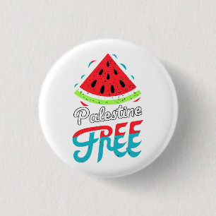 Friedliche Scheiben Watermelon Freie Palästina - U Button