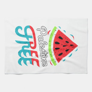 Friedliche Scheiben Watermelon Freie Palästina - U Geschirrtuch