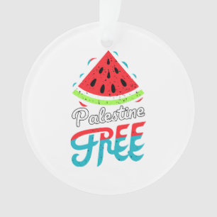 Friedliche Scheiben Watermelon Freie Palästina - U Ornament