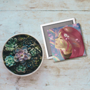 Friedliche Touchs Magnet